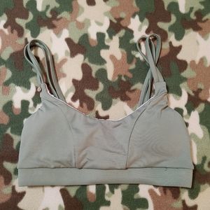 Lybethras Olive Green Swim Top S